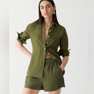 NWT Wren slim shirt in Baird McNutt Irish linen